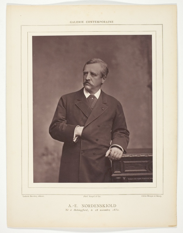 A. E. Nordenskiold (Swedish geologist and mineralogist, born Finland, 1832-1901)