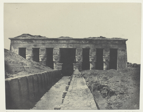 Vue Générale, Grand Temple de Dendérah (Teutyres), Haute-Egypte, plate 16 from the album 