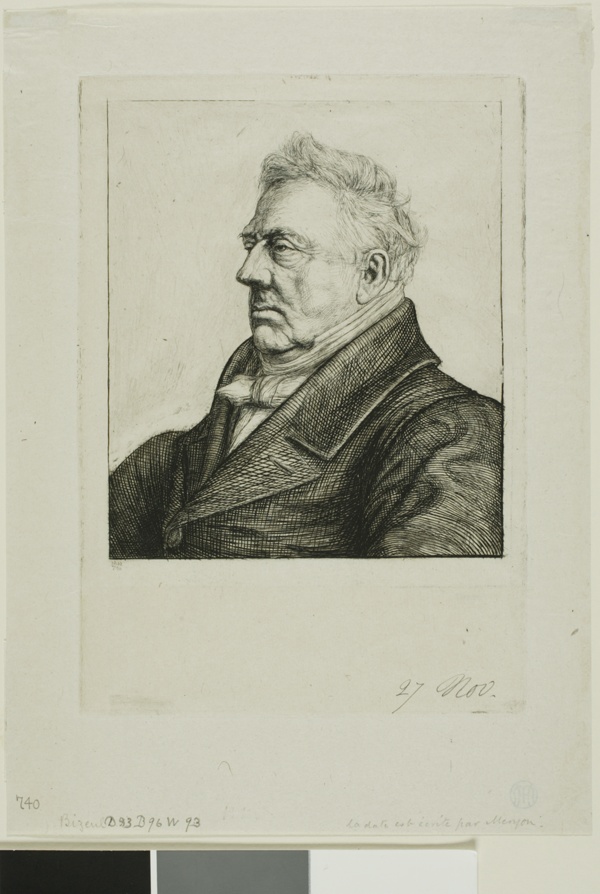 Portrait of Louis Jacques Marie Bizeul, the Breton Archaeologist