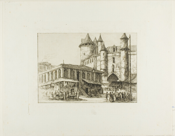 The Grand Châtelet, Paris, c. 1780, after an earlier drawing