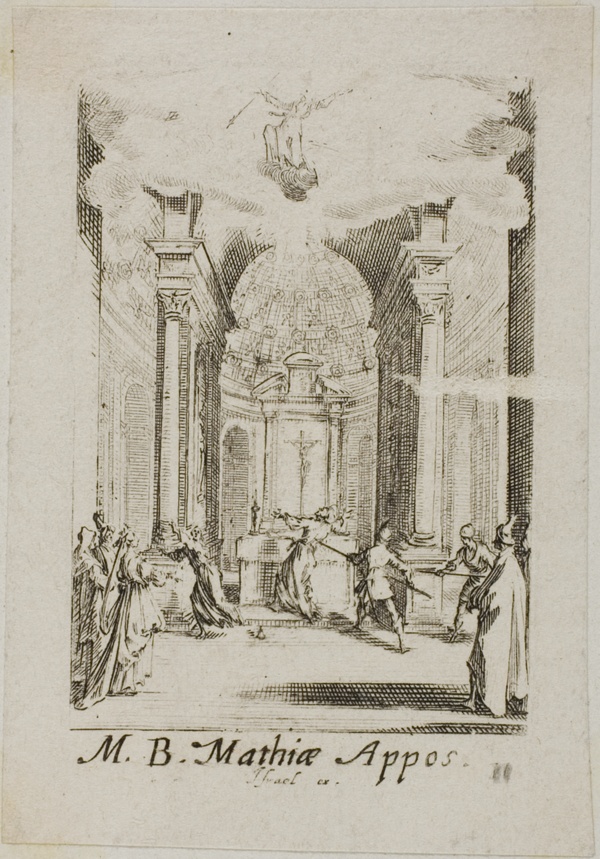 Martyrdom of Saint Mathias, plate eleven from The Martyrdoms of the Apostles