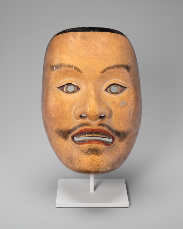 Mikazuki (male deity) Noh mask