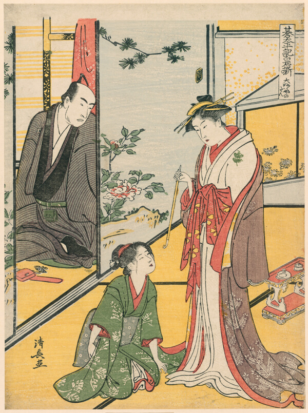 Scene at the Daifukuya (Daifukuya no dan), from the series 