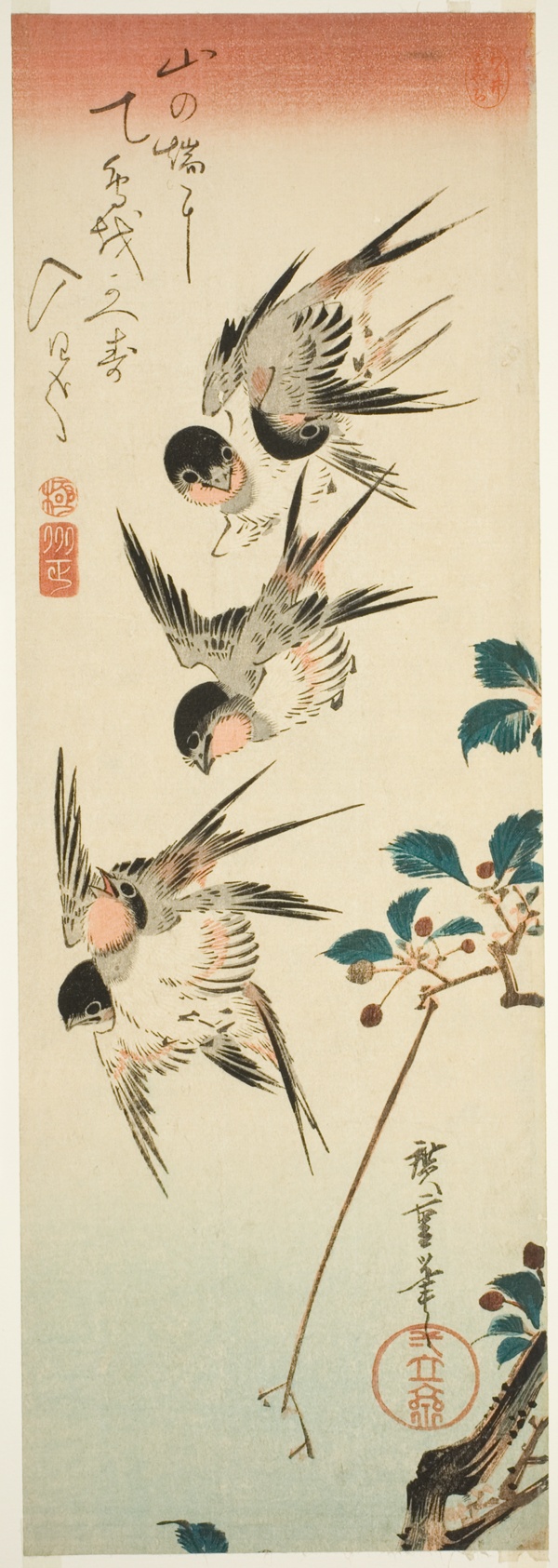 Swallows and Cherry Blossoms