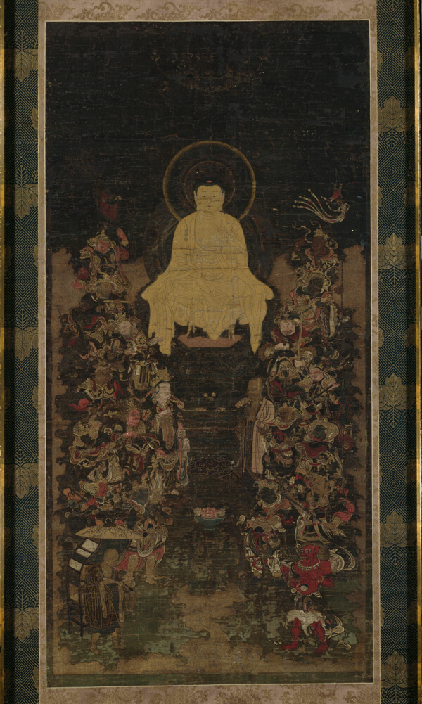 The Buddha Preaching the “Perfection of Wisdom” (Prajnaparamita) Sutra