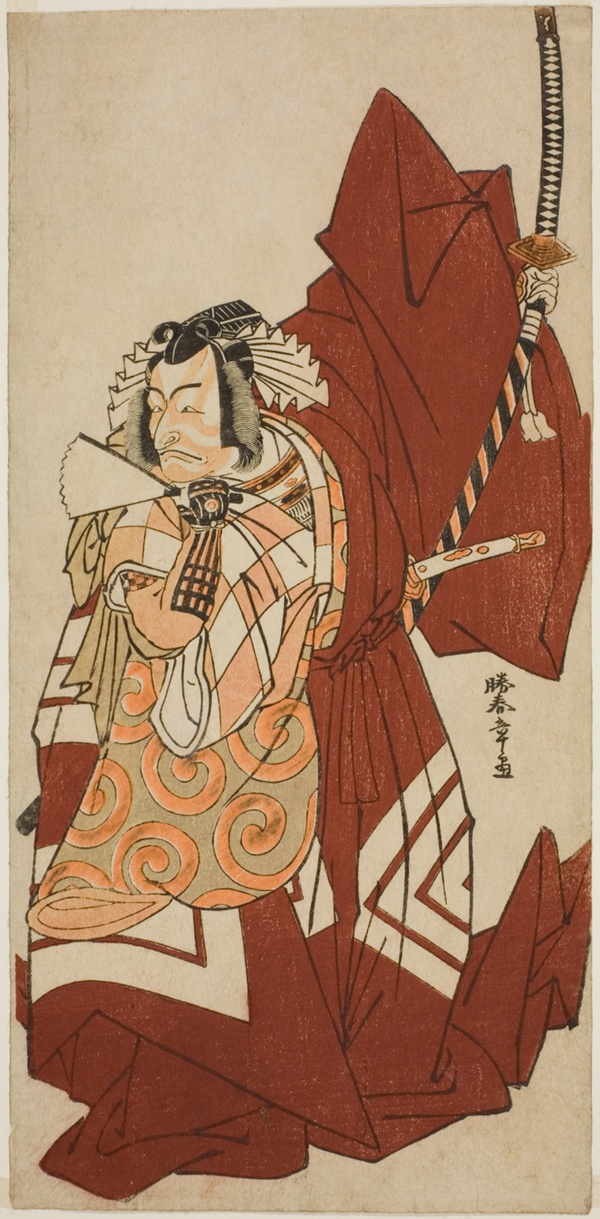 The Actor Ichikawa Danjuro V as Hannya no Goro in the Play Sugata no Hana Yuki no Kuronushi, Performed at the Nakamura Theater in the Eleventh Month, 1776