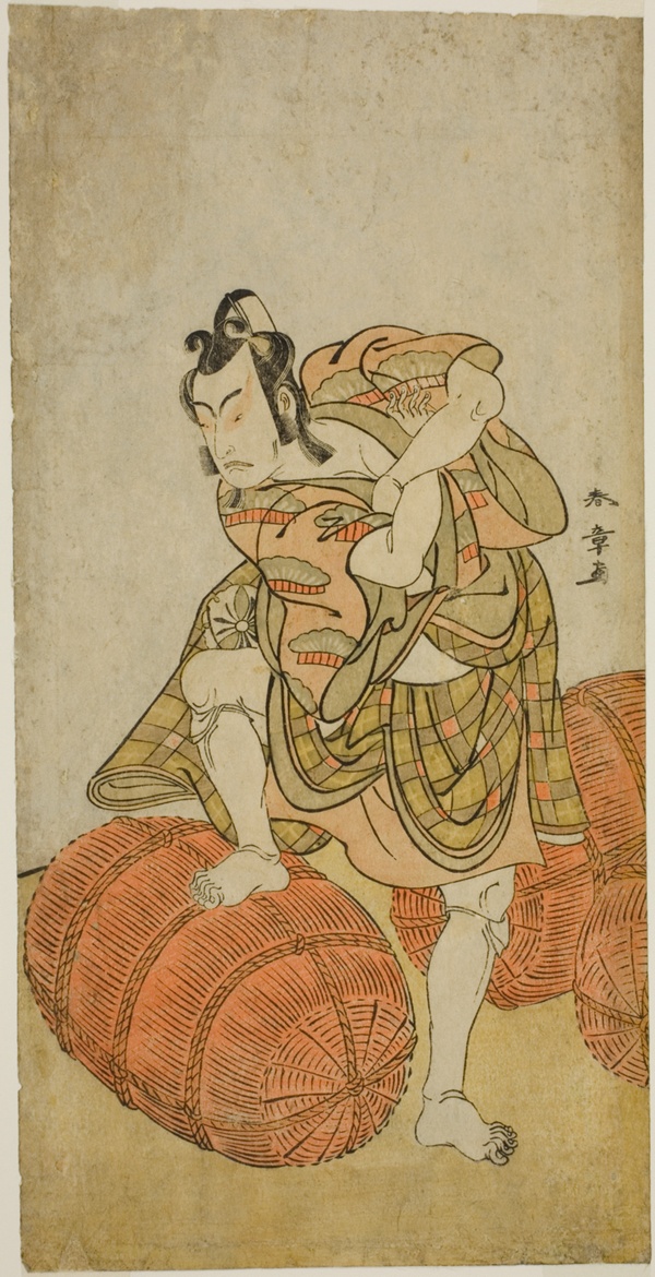 The Actor Matsumoto Koshiro IV as Matsuo-maru in the Play Sugawara Denju Tenarai Kagami, Performed at the Nakamura Theater in the Fourth Month, 1779