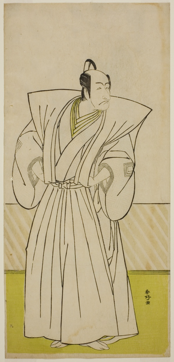 The Actor Ichikawa Danjuro V as Enya Hangan (?) in the Play Kanadehon Chushin Nagori no Kura (?), Performed at the Nakamura Theater (?) in the Ninth Month, 1780 (?)