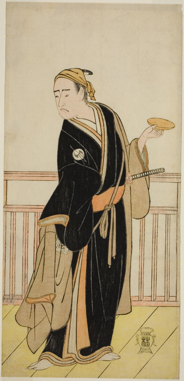 The Actor Ichikawa Yaozo III as Oboshi Yuranosuke in the Play Kanadehon Chushingura, Performed at the Nakamura Theater in the Fifth Month, 1786
