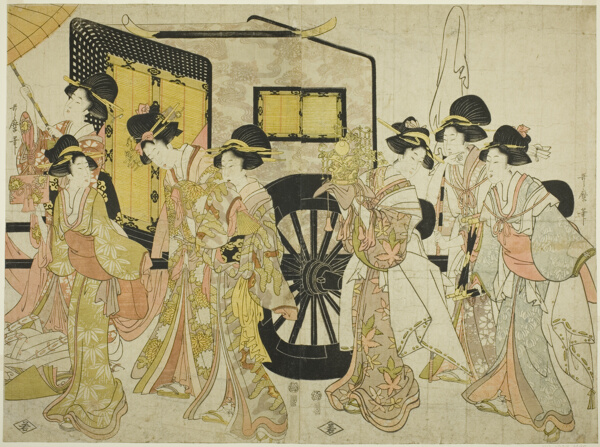 Women Imitating an Imperial Procession