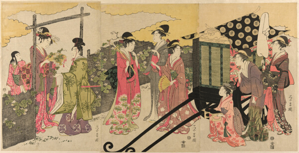 Parody of the Yugao Chapter of the Tale of Genji