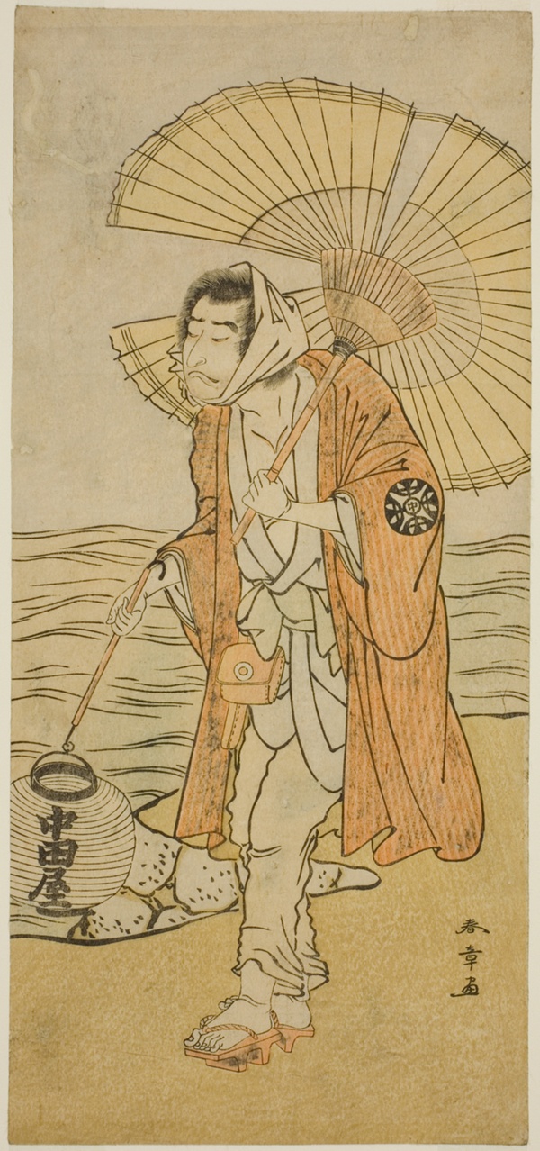 The Actor Nakamura Nakazo I as the Renegade Monk Dainichibo in the Play Edo Meisho Midori Soga, Performed at the Morita Theater in the First Month, 1779