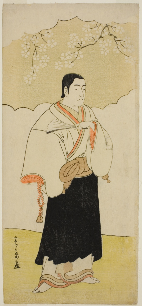 The Actor Ichikawa Monnosuke II as the Monk Renseibo in the Play Hatsumombi Kuruwa Soga, Performed at the Nakamura Theater in the Third Month, 1780