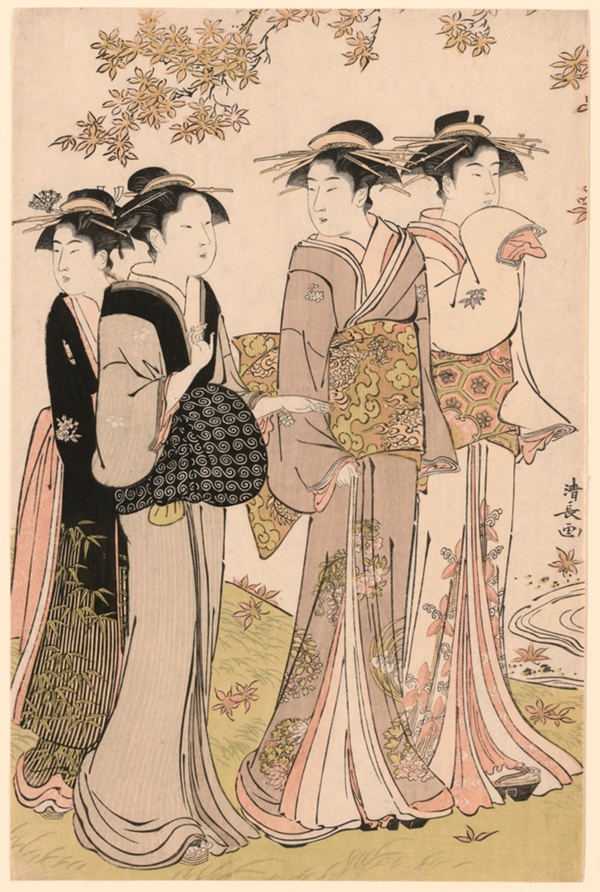 Beauties Under a Maple Tree, from the series 