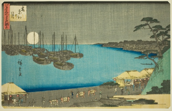 Moon at Takanawa (Takanawa no tsuki), from the series 