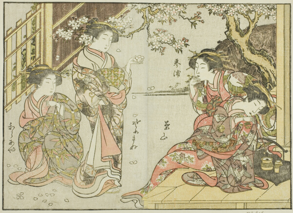 Courtesans of the Asahimaruya, from the book 