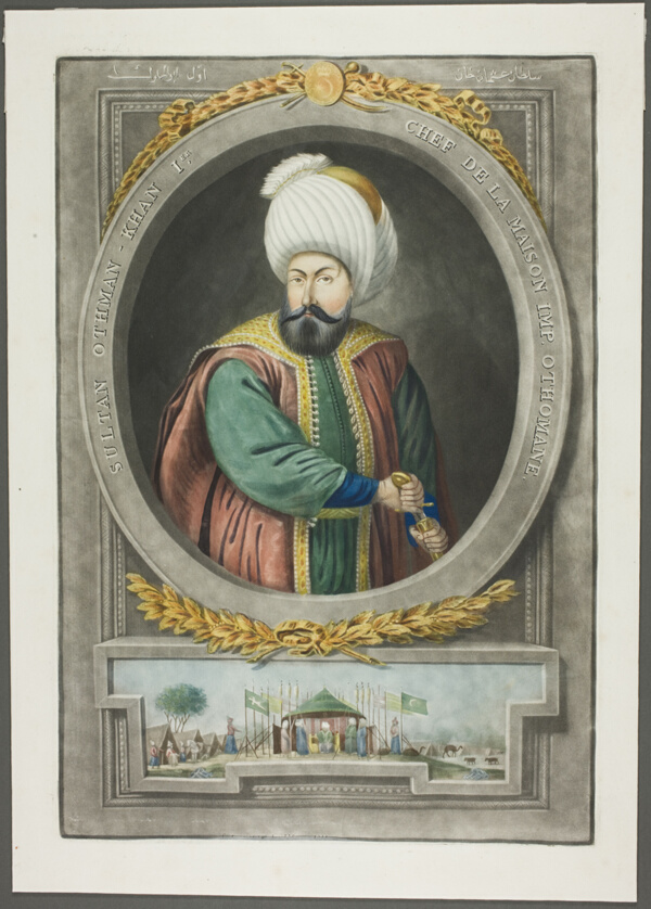 Othman Kahn I, from Portraits of the Emperors of Turkey