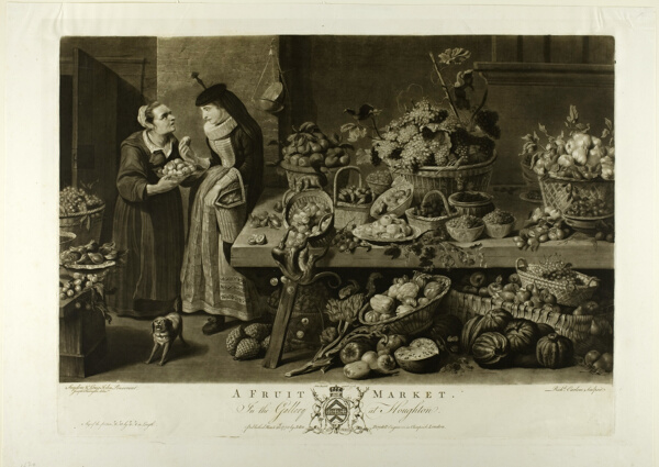 A Fruit Market, from The Houghton Gallery