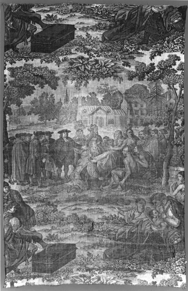 William Penn's Treaty with the Indians (Furnishing Fabric)