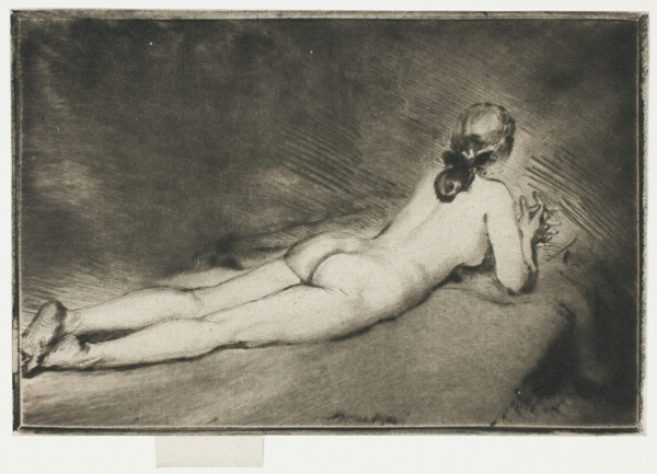 Nude Figure Lying Down