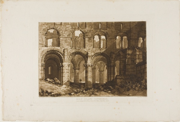 Holy Island Cathedral, plate 11 from Liber Studiorum