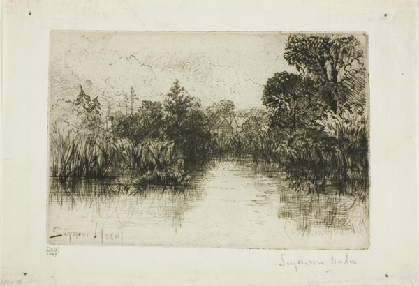 Shere Mill Pond, No. I (small plate)
