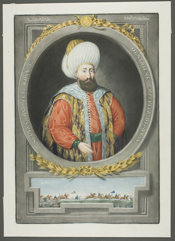 Bajazet Kahn I, from Portraits of the Emperors of Turkey