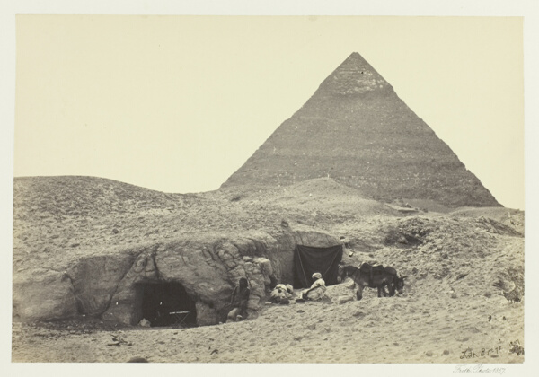 Rock-Tombs and Belzoni's Pyramid, Gizeh