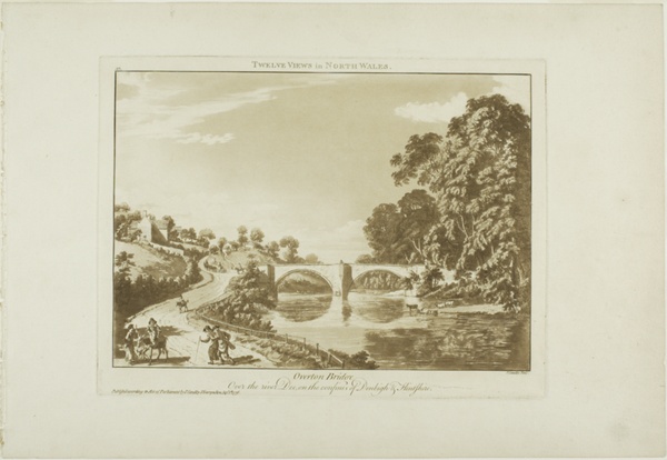 Overton Bridge/Over the River Dee, on the Confines of Denbigh and Flintshire
