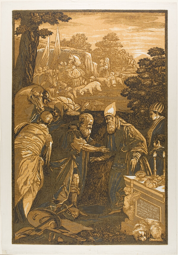 Melchisedech Blessing Abraham, from Opera Selectoria