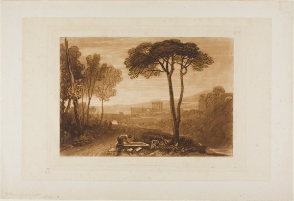 Scene in the Campagna, plate 38 from Liber Studiorum