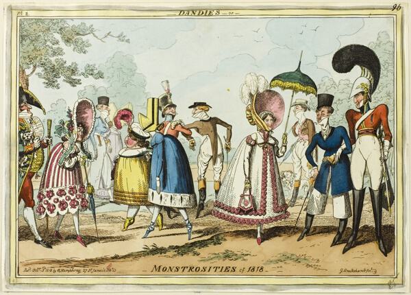 Dandies or Monstrosities of 1818