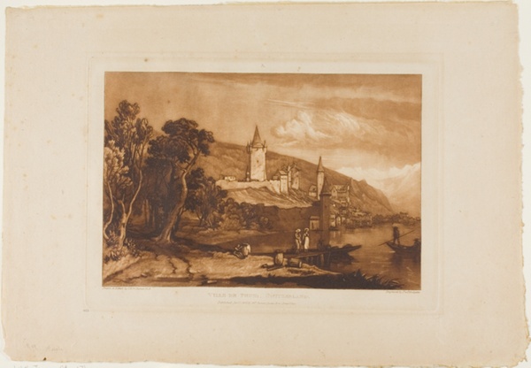 Ville de Thun, plate 59 from Liber Studiorum
