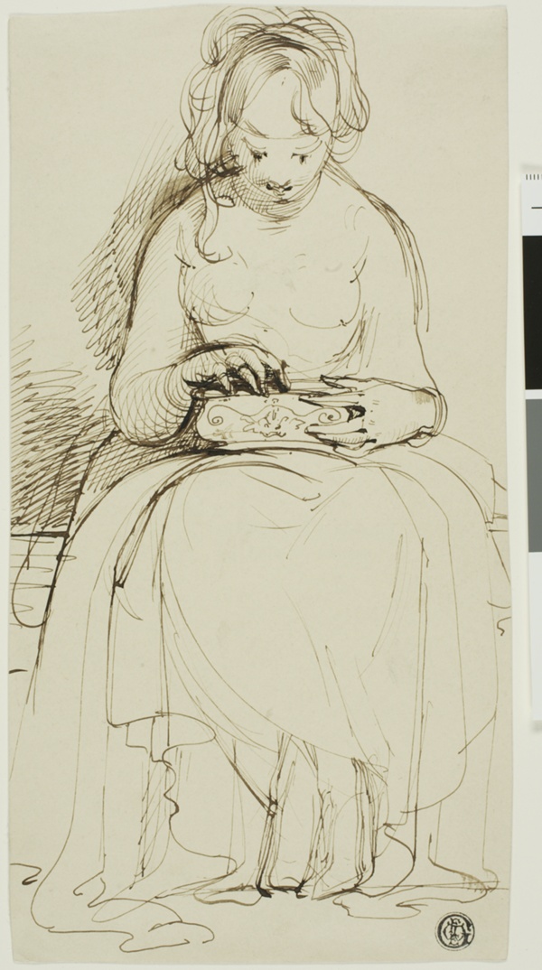 Young Woman with a Box