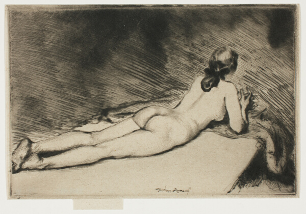 Nude Figure Lying Down