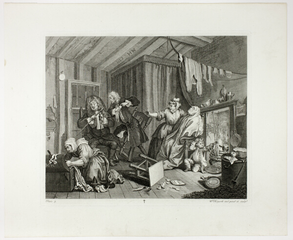 Plate five, from A Harlot's Progress