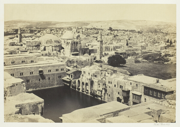 The Pool of Hezekiah, from the Tower of Hippicus, Jerusalum