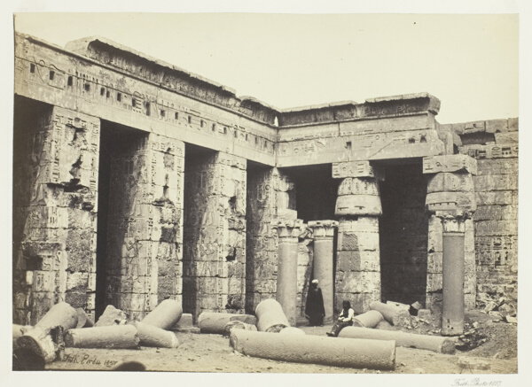 Interior Court of Medinet Habbo, Thebes