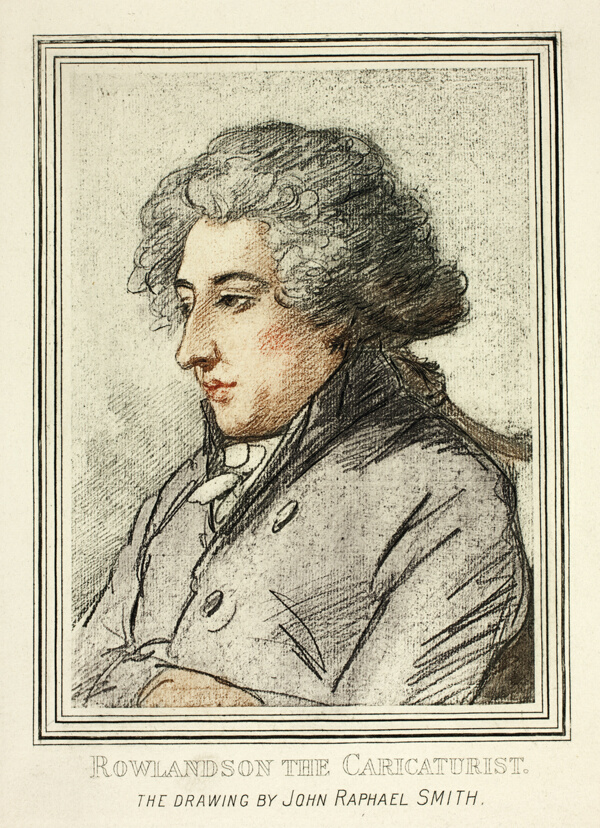 Portrait of Thomas Rowlandson, from Reproductions of Drawings by Old Masters in the British Museum