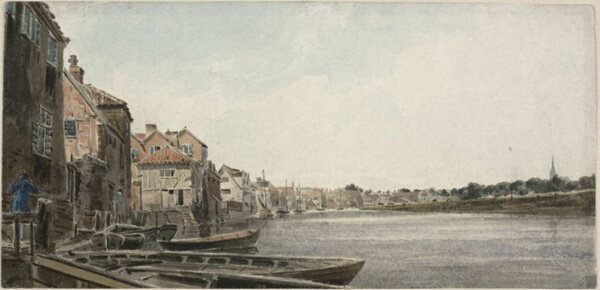 View on the Wensum at King Street, Taken from Foundary Bridge
