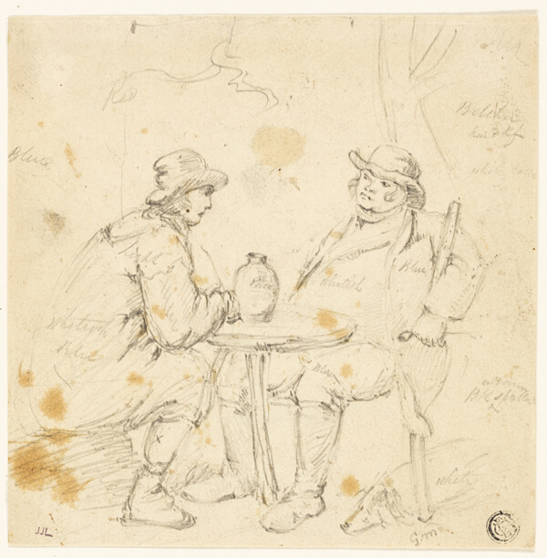 Two Men at a Table
