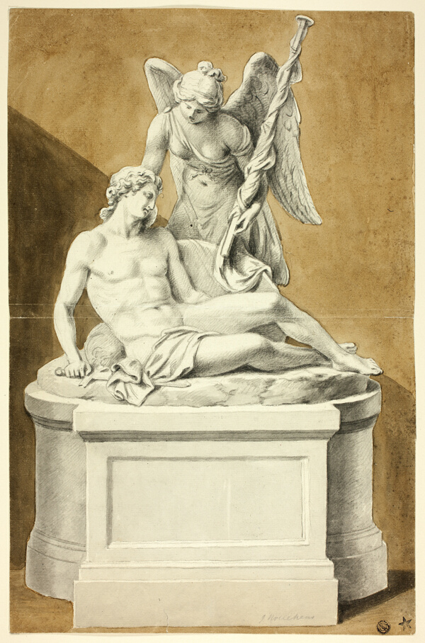 Monument with Dead Warrior and Angel
