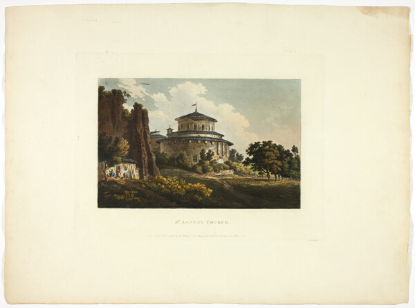 St. Agnes's Church, plate eight from the Ruins of Rome