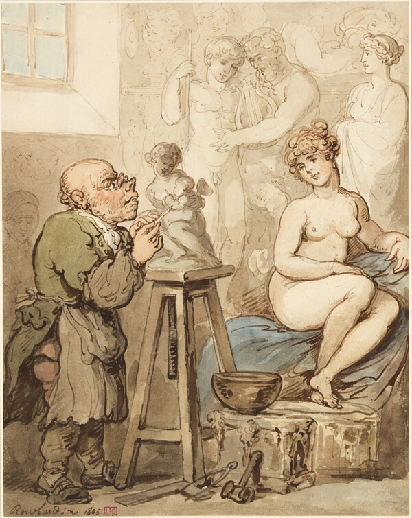 Preparation for the Academy—Old Joseph Nollekens and his Venus
