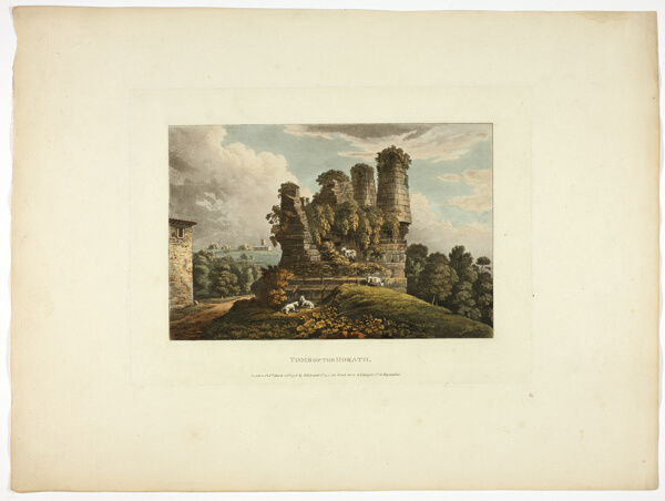 Tomb of Horath, plate six from the Ruins of Rome
