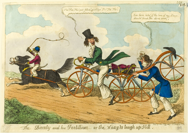 The Dandy and His Postillion — or the Waay to Laugh Up Hill