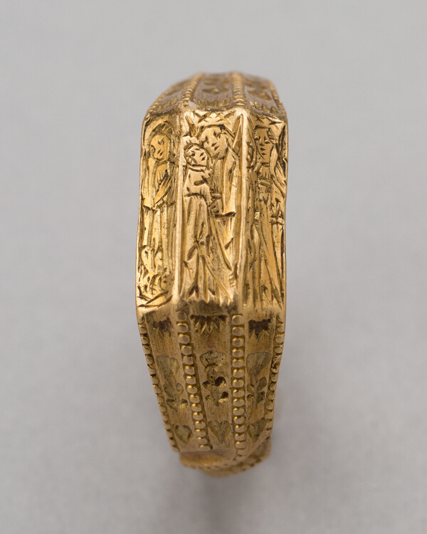 Ring with the Virgin and Child and Saints Margaret and Catherine
