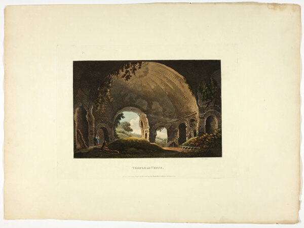 Temple of Venus, plate thirty-eight from the Ruins of Rome