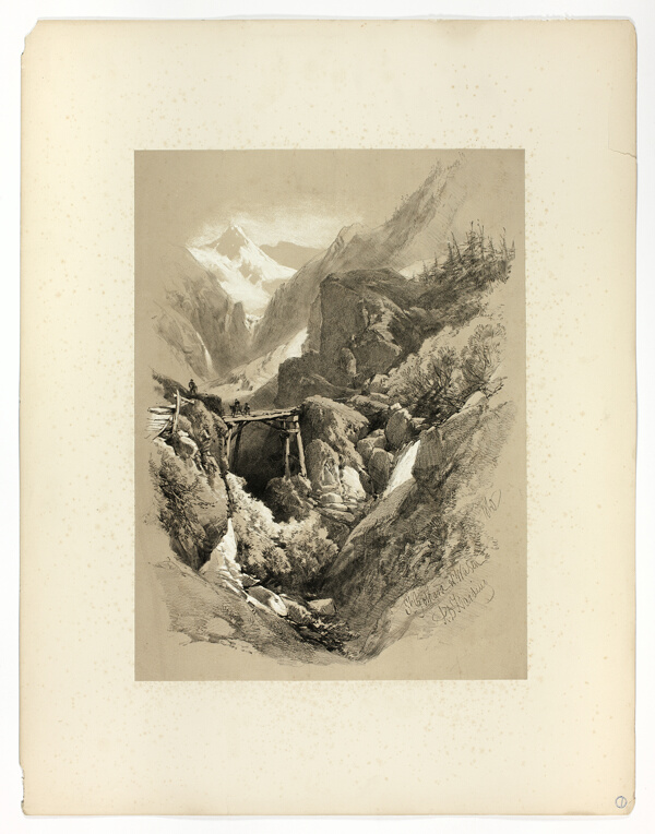 Saint Gothard, W. Wasen, from Picturesque Selections