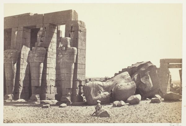 Osiride Pillars and Great Fallen Colossus